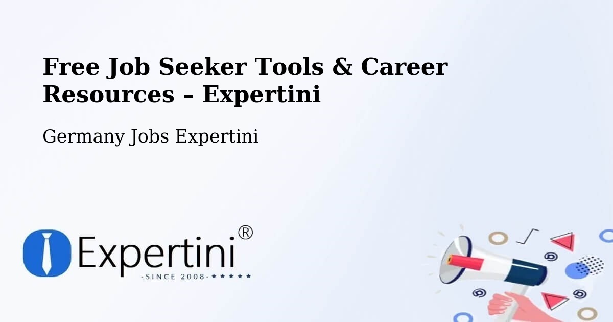 Free Job Seeker Tools & Career Resources – Bad Sulza - Bad Sulza, Germany Jobs Expertini