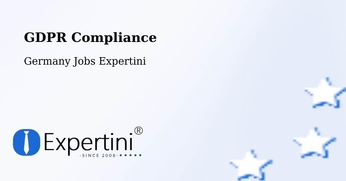 EU GDPR Compliance Statement – Bad Sulza - Germany Jobs Expertini