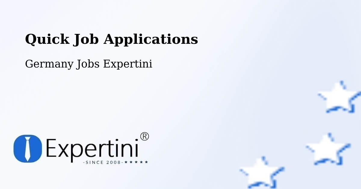 Quick Apply Feature – Bad Sulza - Germany Jobs Expertini