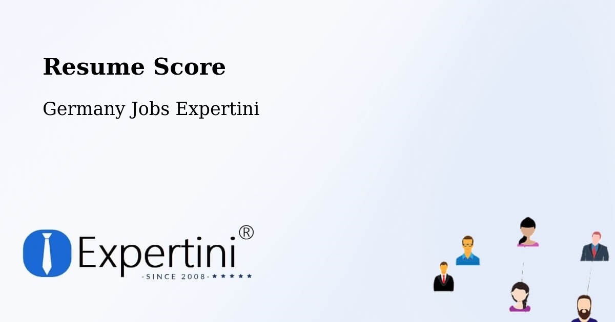 Resume Score & Job Description Match Tool – Bad Sulza - Germany Jobs Expertini